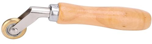 Ruota di Pressione Angolare in Ottone per Membrana Impermeabile - Rullo Manuale Saldato per Appiattire Cuciture d'Angolo e Superficie in Lavori di Impermeabilizzazione