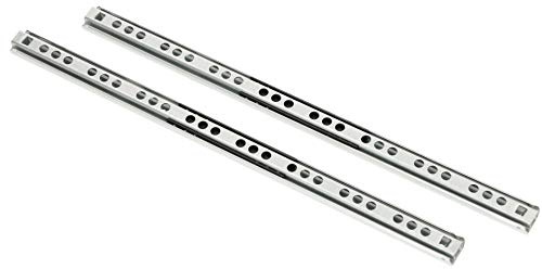 KOTARBAU® Kugelführung 2 STK. 280 mm/17mm Teilauszug Schubladenschienen Rollenauszug Teleskopschienen Schubladen Auszüge