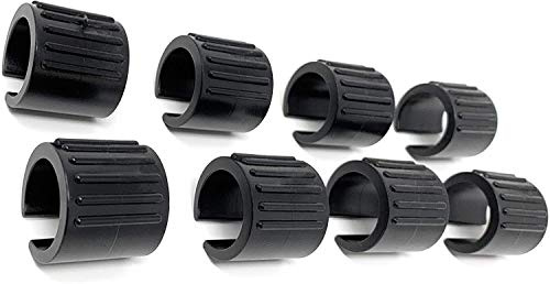 Design61 Set di 8 feltrini per sedia, diametro 18 – 20 mm, con perni Silencer