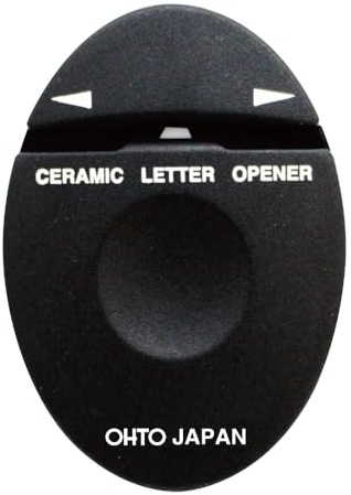 Auto Letter Opener Ceramic Letter Opener Black CLO-A-BK