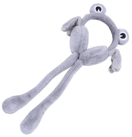 GALPADA Warmes Atmungsaktives Cartoon Ohrenschutz-accessoire Mit Beweglichen Ohren Kuscheliger Frosch-style Modischer Ohrenschützer Für Junge Mädchen Vielseitig Für Winter Party Und Alltag