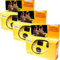 1A PHOTO PORST Topshot - Cámaras desechables (3 unidades, 27 fotos, con flash, 3 unidades), color amarillo