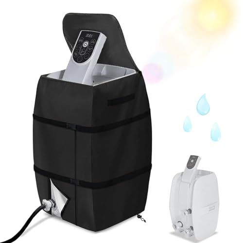Housse De Chauffage pour Spa, Couvercle De Pompe De Chauffage De Spa pour Spa, Anti-PoussièRe éTanche Housse De Spa Portable, Couvercle De Protection pour Piscine Et Voyage en Plein Air (Noir)