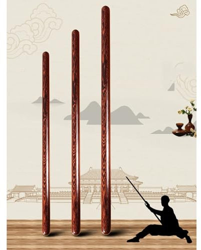 Tai Chi Lineale, Tai Chi Lineal Trainingsstab, Kampfsport Taiji Stab, Perfekt für Chinesisches Wushu Kung Fu, Fitness und Körperliche Rehabilitation, Qigong Trainingsstab