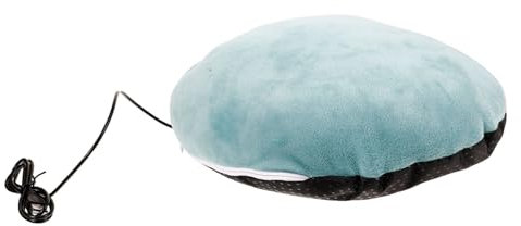 DEARMAMY Usb Rechargeable Pantoufles Chauffantes Douces Et Légères Pour Hiver Confortables à Porter Maison Au Bureau Ou Dortoir Modèle Vert Foncé