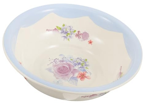 HONMEET Vintage Emaille Schüssel 28cm Aus Stabilem Schützenden Emaille Material Mit Deckel Multifunktionale Küchenschüssel Für Salat Suppe Und Wäsche
