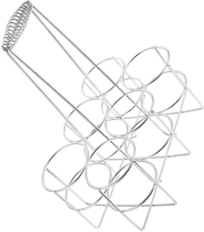 Amosfun 2pcs Metal Can Organizer Slot Beer Can Rack Easy to Carry for Hotel Club Home Bar