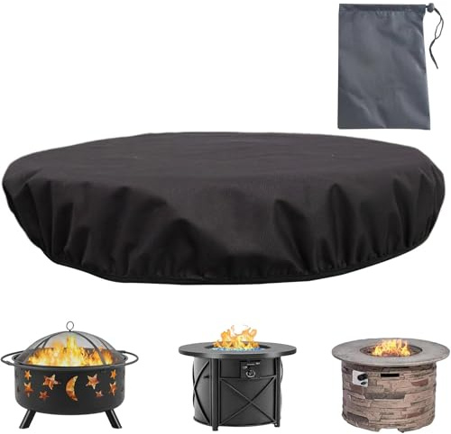 Couvercle De Brasero Extérieur - Couverture De Brasero Résistant | Puits De Feu Anti-poussière Imperméable | Protection De Brasero De Patio, Couverture Complète | Couverture Étanche Pour Cam
