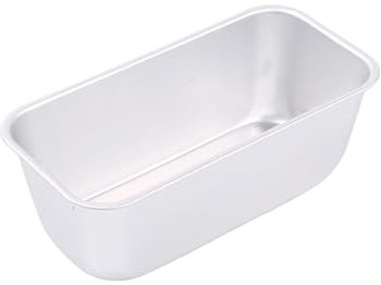 Prácticos moldes rectangulares para pasteles, de aleación de aluminio, suministros para hornear pasteles adecuados para hornear pasteles