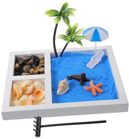 HONITANO 1set Decorazione Sabbia Giapponese Per Paesaggio Da Spiaggia Arredo Per Casa e Ufficio Adatto Per Tavoli e Scrivanie Rilassante e Artistico