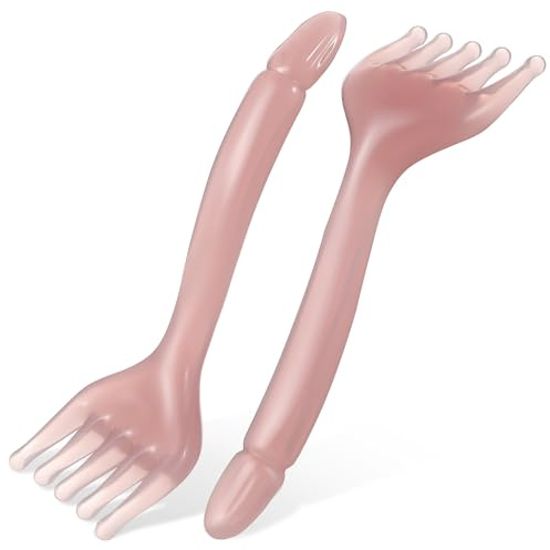 PACKOVE 2 Stück Breitzahn Haarkämme mit 5-zinken Design Sanfte Kopfhautmassage Leicht und Tragbar für Damen und Herren