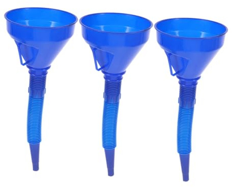 Alipis 3piezas Embudo Flexible Para Aceite y Manguera Para Reabastecimiento Rápido Adaptable Varios