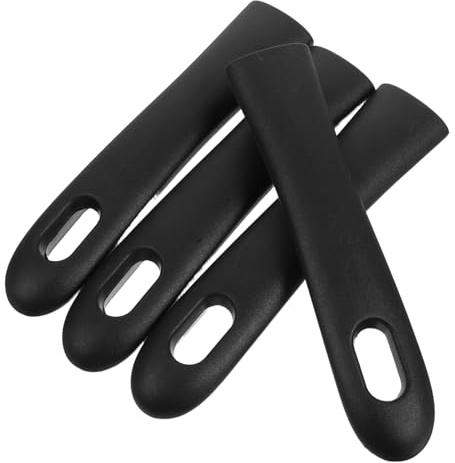 Cabilock 4pezzi Manici in Bachelite Antiscottatura per Pentole da Cucina Sostituzione Ergonomica per Manici Pressione e Wok