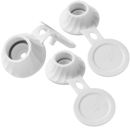 3pcs Upside Down Shampoo Bottle Caps for Shower Gel Condiment Dispenser Leakproof Design for Bathroom Kitchen Use Maximize Product Usage