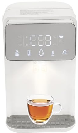 Distributeur Instantané D'eau Chaude Bouilloire Instantanée 2000W Température Réglable Avec Bac Goutte à Goutte,3.5L,Pour l'eau Bouillante, Café, Thé, Lait