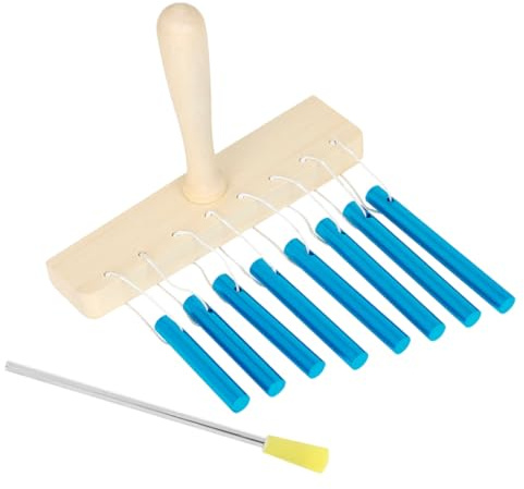 LIGHTAOTAO Instrumento de Percusión para Campana Tubular de Aluminio Sólido Juguete Musical Educativo para Desarrollo Rítmico y Coordinación Color Azul