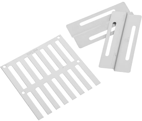 Hemobllo Rejilla de Drenaje de Acero Inoxidable Cuadrada, Resistente Prueba de Clima, Filtro Extraíble para Pared Lateral y Piso