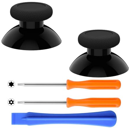 1 Set Xbox-Joystick-Reparatur-Set, 2 Thumbstick-Kappen mit T6- und T8-Schraubendrehern und 1 x Hebelwerkzeug, benutzerdefinierter Analog-Stick, kompatibel mit Xbox One, One X/S, Controller