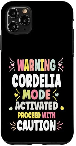 Cordelia Personalized Women's Gift Custom Cordelia Carcasa para iPhone 11 Pro MAX