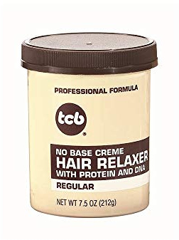TCB No Base Hair Relaxer Creme, Regular, 7.5 Ounce by Tcb