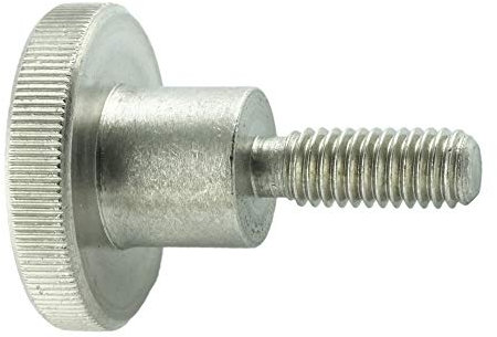 Eisenwaren2000 | M6 x 12 mm DIN 464 Rändelschrauben (5 Stück) - hohe Form - Edelstahl A1 1.4305 VA - rostfrei
