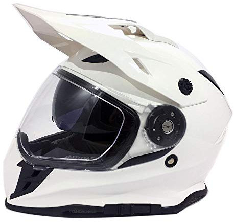 Viper Herren Rx-v288 Motorradhelm MX Enduro, weiß, S