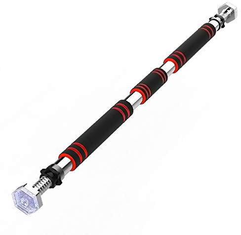 Klimmzugstangen AGYH Tür Pull Up Bar Stange, Retractable Klimmzugstange Gerät, Haus-verwenden Nicht-Stanzmuskelmasse Aerobic Fitnessausrüstung, Sicher Und Stabil, 75-135CM (Size : 105-115cm)