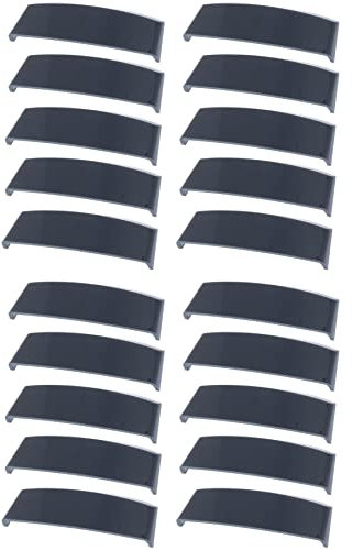 ToniTec Wasserschlitzkappen Lüftungsschlitz Abdeckung Fensterzubehör 45 mm für Fenster Anthrazit RAL7016 25 Stück