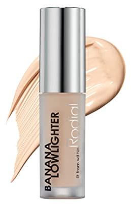 Rodial Banana Lowlighter Brightening Colour Corrector Travel Size | Under Eye Concealer for Dark Circles, Lifted Radiance, Light Coverage