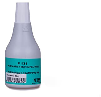 Stempelfarbe für Gummi - Weiß - Noris #131-50ml
