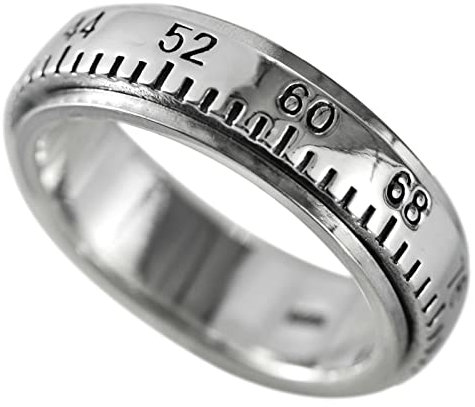 Ring Damen Silber 925, Verlobungsring Abgestufter Drehring Damen Ring Silber