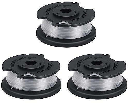 Eyoloty 3x Ersatzfadenspule für Einhell GE-CT 18/28 Li 5.2m Länge Ø1.6mm | Akku-Rasentrimmer-Ersatzfadenspule für Einhell GE-CT 18/28 Li,GE-CT 18/28 Li TC,GE-CT 18/260 Li,Nylon Tippautomatik Spule