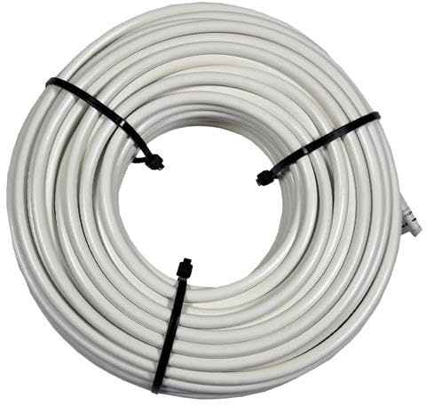 DRIPALIA - Microtubo flexible Ø4mm para riego por goteo | Polietileno | Blanco| 25m