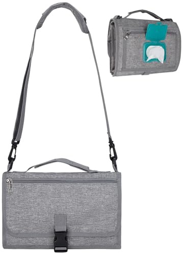 Barnskötbord, bärbar skötbord för barn - Avtagbar babyblöjservettficka | Fällbar skötbädd för barn Fällbar skötbord med