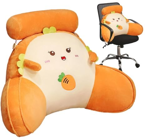 Genérico Almohadas De Lectura para Cama Cojín De Respaldo Almohada De Respaldo | Lindas Almohadas para Leer | Almohada De Lectura De Dibujos Animados con Funda Extraíble