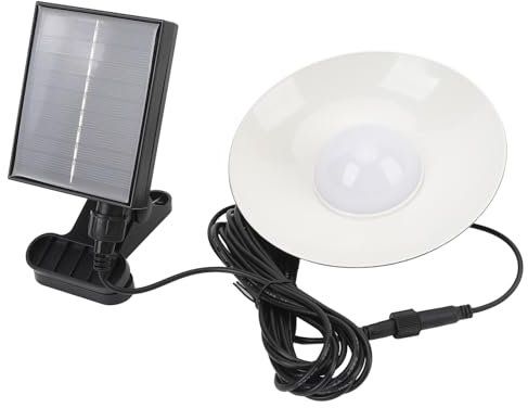 Solar-Schirmleuchte, 3 Lichteffekte (kaltes Weiß, Neutral und Warmes Gelb), LED-Schirm-/Terrassenleuchte für den Außenbereich für Gartencamping