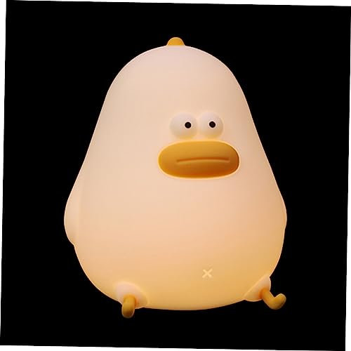 Uonlytech Usb Aufladbare Led Nachtlampe Für Junge Mädchen Silikon Leuchte Niedlicher Hühnerform Für Schlafzimmer Kinderzimmer Und Camping Warmes Sanftes Licht Für Entspannte Nächte