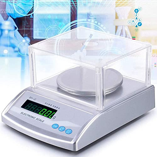 JUELIN Balance de Cuisine, Balance numérique de Laboratoire de précision de 0,01 gramme, 300G/600G/1Kg/2Kg/3Kg/0,01G, Balance en grammes, onces, Livres, carats | SCA numérique de Haute précision ()
