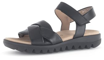 Gabor dam remsandaler, damsandaler, Svart 27, 39 EU