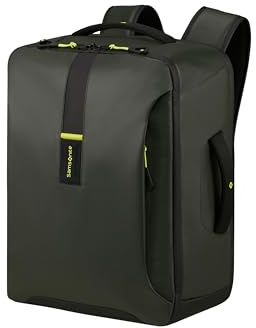 Samsonite Paradiver Light - Bagage Cabine EasyJet 45 x 20 x 36 cm, 33 L, 1 kg, Bagage à Main, Sac à Dos Avion M sous-Siège, Vert (Jungle Green)
