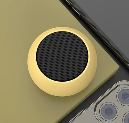 Genérico Mini Altavoz Bluetooth Manos Libres Que-sinside con Correa, 3w con Disparador para Selfies Integrado, Micrófono Y Botones para Fácil Manejo. Amarillo - Nuevo