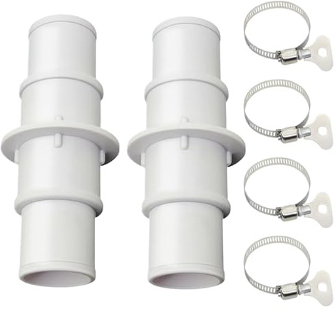 Adaptador Para Manguera De Piscina | Adaptador De Repuesto Para Mangueras De Piscina | 2 Piezas Para De Filtración En 32mm O 38mm
