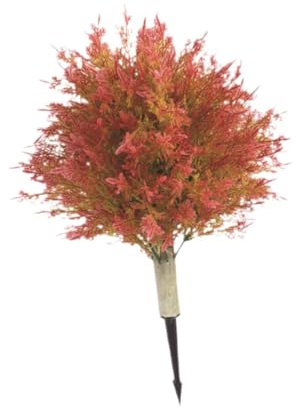 Sharplace Artificial Topiary Ball Tree Faux Shrub Bushes Fake Plant Faux Cypress Plant for Porch Farmhouse Fall Indoor Valentine's Day