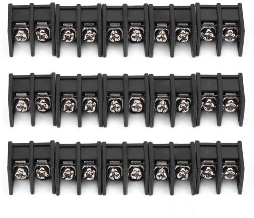 2 - Pin Leiterplattenklemmen 7.62mm Raster, 50 Stück, Anschlussklemme für Schaltkreise - Hohe Qualität, Sichere Verbindung, Für Elektronikprojekte und Platinenverdrahtung