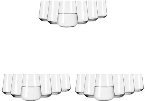 RITZENHOFF Coffret de 6 verres à eau 500 ml – Série Lichtweiss – Design moderne et épuré – Idéal comme cadeau – Service de verres à boire (Lot de 3)