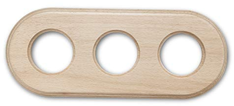 Fontini 31-803-00-2 - Marco madera haya 3 elemento colonial natural pack