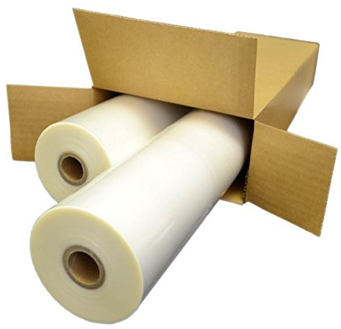Signature Thermal Roll Laminating Film - 1.5mil 25 x 500' x 1 Core Glossy - 2 Rolls/Box