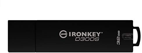 Kingston IronKey D300S Drive Flash USB crittografato 32GB Certificazione FIPS 140-2 di Livello 3 - IKD300S/32GB