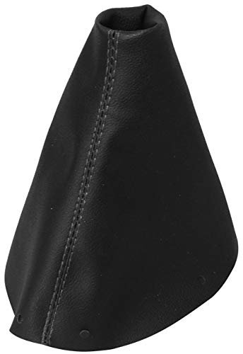 AERZETIX - Cuffia Soffietto - per Leva del Cambio - in Similpelle - pelle Nero con Cuciture Nero