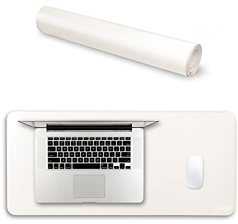 Londo Alfombrilla de Ratón de Cuero Extendido – Alfombrilla Grande para Oficina y Juegos,Superficie Suave para Escribir, Base Antideslizante, Accesorio Duradero y Elegante para el Espacio de Trabajo